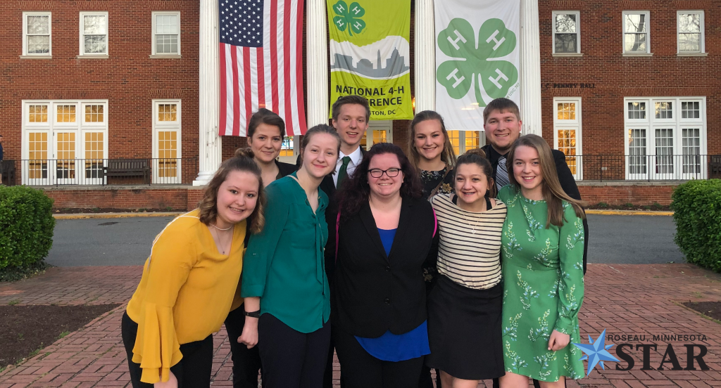 Roseau County 4H’er Nolan Hanson attended National 4H Conference